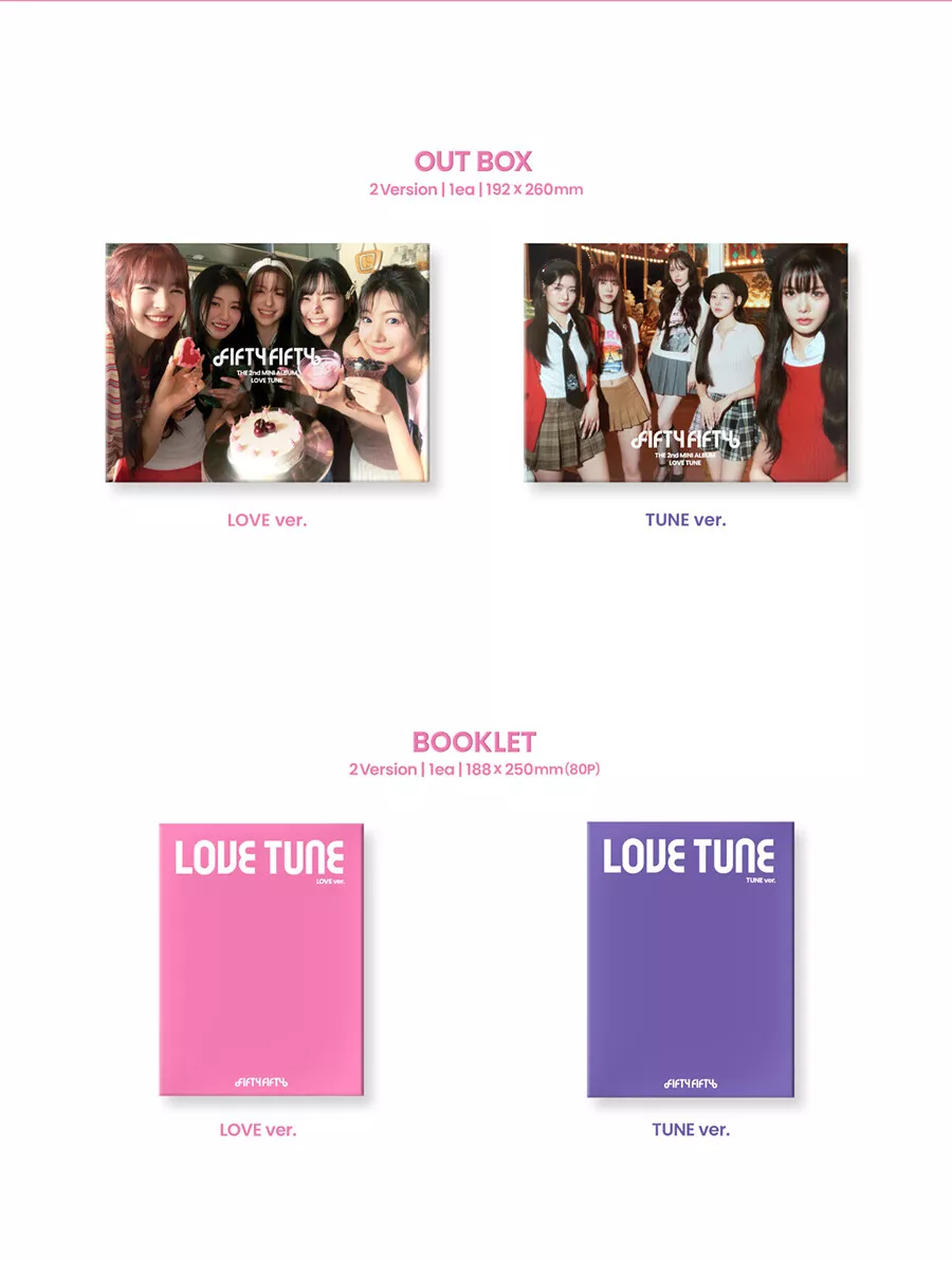 新作商品 FIFTY FIFTY [LOVE Card+ Album/CD-R+Booklet+4 Mini 2nd TUNE] K-POP・アジア