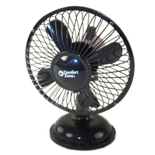 Comfort Zone CZ5USB 5" Mini Oscillating Desk Fan Powered By USB or 4 x AA