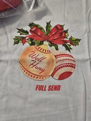 ''Well Hung'' T-shirt by Full Send Mens Size Medium NWT