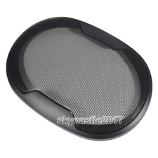 2x 6"x9" 6x9 inch Speaker Cover Metal Mesh Grille Protection Decorative Circle 2