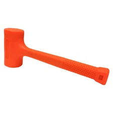 4 Lbs Dead Blow Rubber Mallet 2-5/8'' x 2-1/2'' Face Hammer Non-Marring 