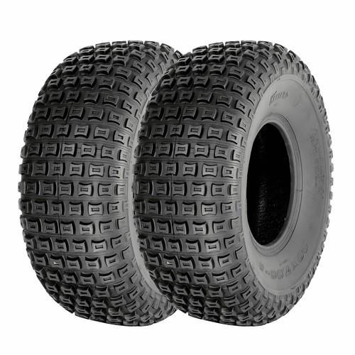 Premium Set Of 2 20x7-8 ATV Tires 4Ply Heavy Duty 20x7x8 Tubeless Replacement - Picture 1 of 8