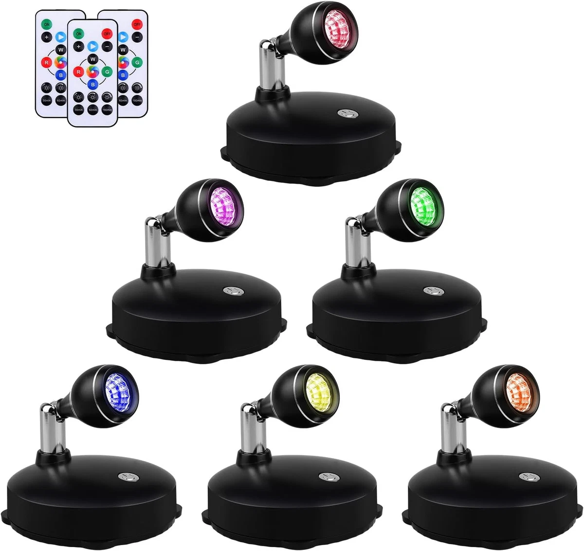 Battery operated spotlight outlet