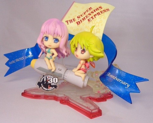 Juego de figuras de viñeta Kyun Chara 30 aniversario de Sheryl Nome & Ranka Lee macross - Imagen 9 de 9