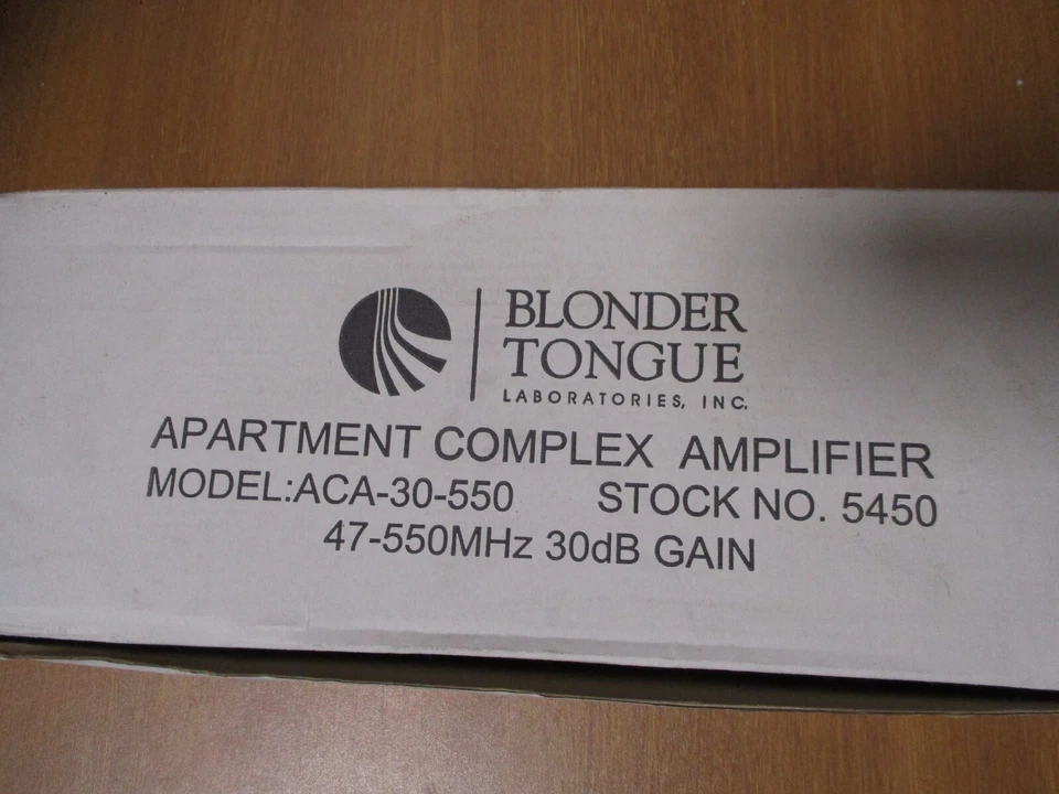 BLONDER TONGUE APARTMENT COMPLEX AMP 47-550MHz 30DBI MODEL#ACA-30-550, 100% NEW - Image 4 of 4