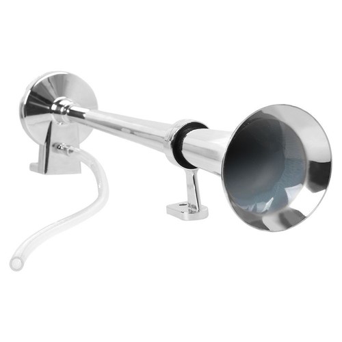 12V Single Trumpet Air Horn Kit 150dB Super Loud Truck Lorry Boat Train 17 Inch - Picture 9 of 11