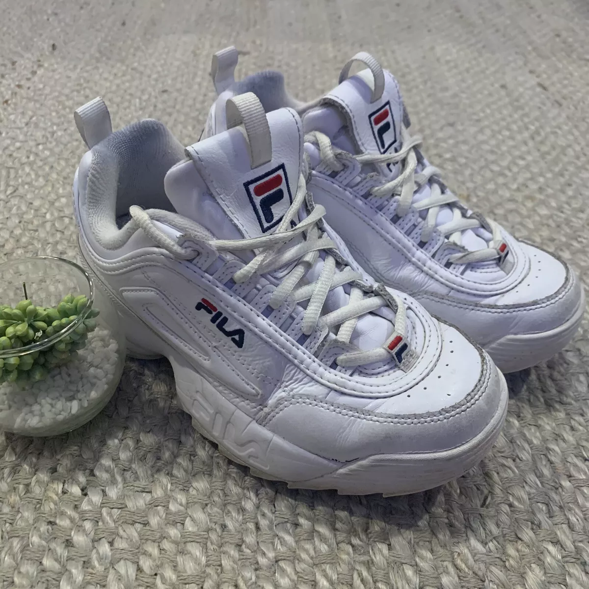 VTG 90s FILA Chunky Sneakers Dad Shoes 1990s Street Wear Womens 6 US | eBay