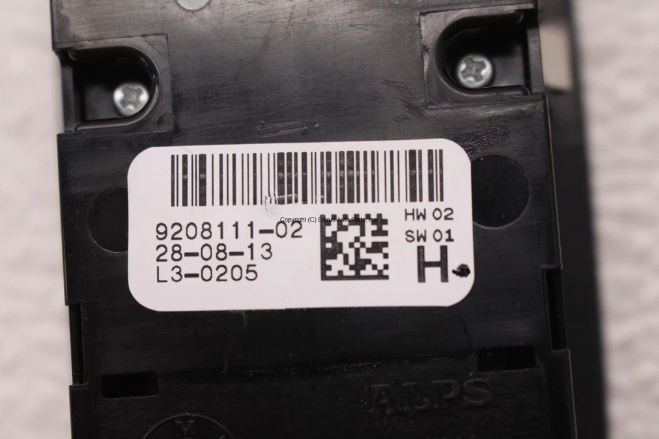 Interruptor maestro ventana eléctrica izquierda bmw 335xi 12 13 14 15 negro 9208111 oem Foto 3 de 4