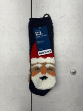 Old Navy Santa Claus Graphic Print Cozy Socks Unisex
