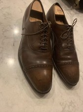 Allen Edmonds Fifth Avenue Men s Brown Leather Dress Shoes Cap Toe Oxford Sz 12C