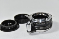 Vintage raro ZODEL auto teleconvertitore 2x per fotocamere EXAKTA in custodia originale
