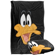 Looney Tunes Daffy Face Silky Touch Super Soft Throw Blanket