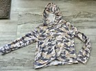 Lot Of Old Navy Girls Sz 8 Twist Front Hooded Shirts. Camo And Pink Tie Dye — photo 2