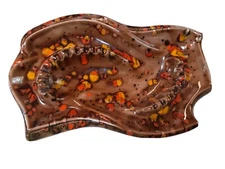 Vintage Ceramic Ashtray.  Large 13 inch.