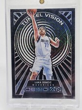 Luka Doncic 2021-22 Obsidian Tunnel Vision 1/1 White Mojo