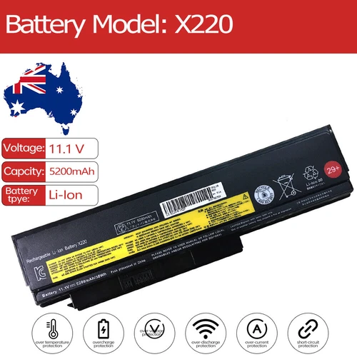 X220 Battery for Lenovo ThinkPad X220s X220 X220i Laptop（not for Tablet）42T4866 - Picture 1 of 6