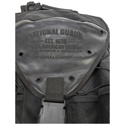 National Guard Black Tactical Backpack Daypack Laptop Bag