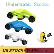 Asiwo Underwater Scooter Sea Scooter LED Silence Dual Motors Multiple Colors US
