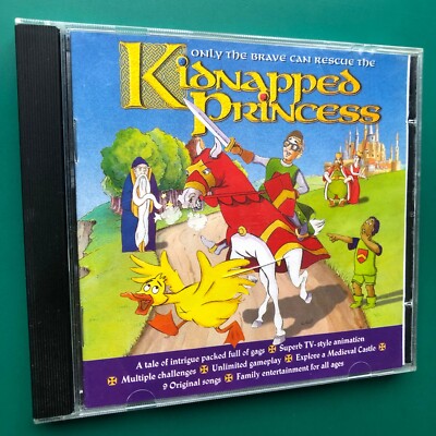 THE KIDNAPPED PRINCESS Interaktives Abenteuer CD-ROM Mittelalter Ritter Windows PC