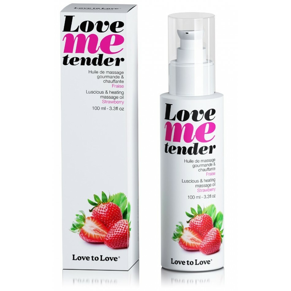 Huile de massage fine Love Me tender élixir sensoriel fraise 100ml