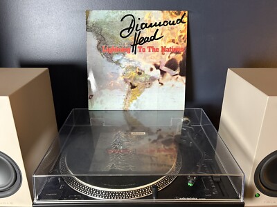 Diamond Head Lightning To The Nations Germany 1981 Vinyl Album LP VG+/VG+