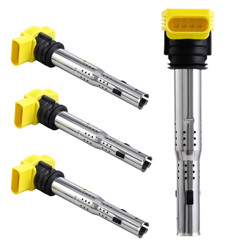 Ignition Coil & Spark Plug for 2007-2015 Audi Q7 R8 S5 A6 Quattro 4.2L V8 UF529 - Picture 5 of 12