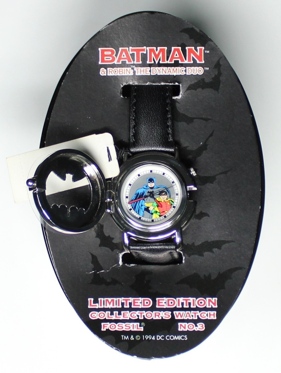 バットマン BATMAN FOSSIL NO.3 LIMITED EDITION Limited Edition Batman No. 3 Fossil Watch - W/ Certificate