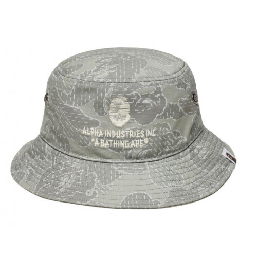 A Bathing Ape ВАРЕ ALPHA INDUSTRIES Military Hat OLIVEDRAB APE 
