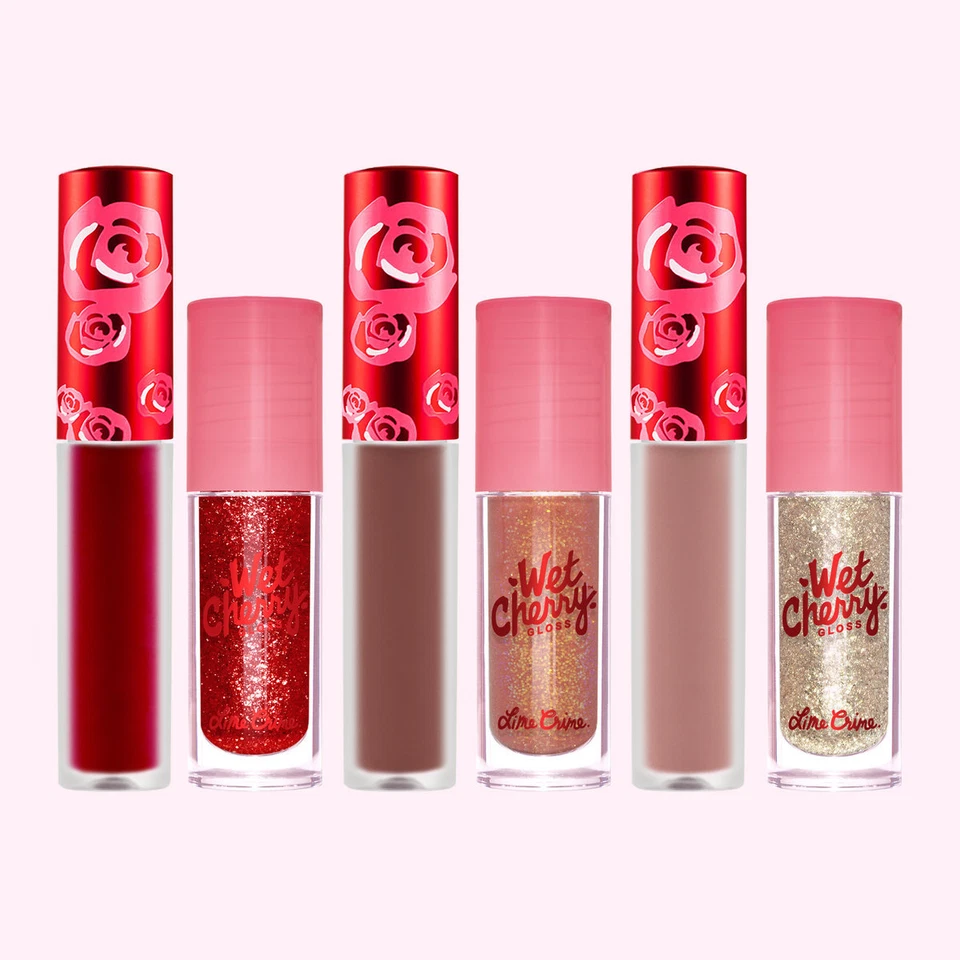 LIME CRIME SPINNER SET DIAL BUNDLE RED ROSE+CINDY+LULU LIPSTICK+WILD+FITZY+HAPPY - Image 2 of 4