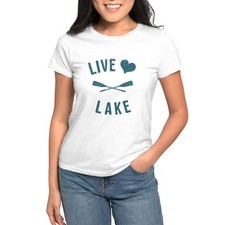 CafePress Live Love Lake Women's T-Shirt 1769501148 