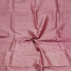 Vintage Puce 100% Pure Silk Handwoven Sari Remnant 5YD Craft Fabric Silk Scrap