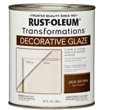 1-Qt. Java Brown Cabinet Decorative Glaze (Case of 2)