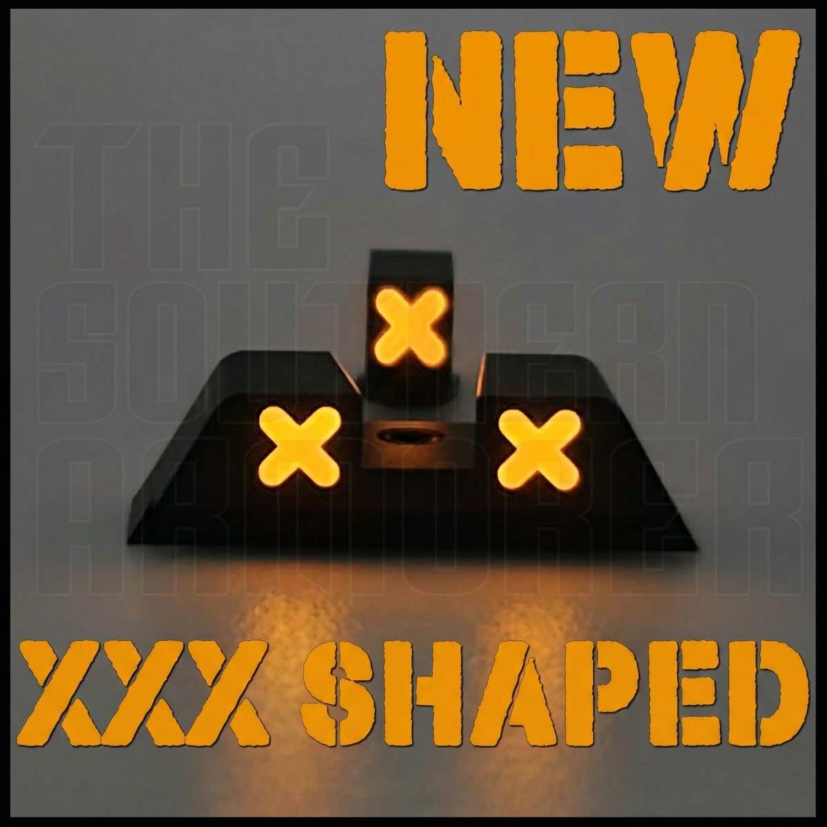 Orange Night Sights XXX Glow Pattern Fits GLOCK® 17 19 19X 22 23