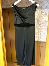Gucci Sleeveless Silk Dress Black Size 40 M Women's Partywear