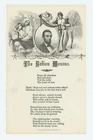 Mr Fancy Cancel Magnus Civil War Lincoln The National Mourns Songsheet #2A