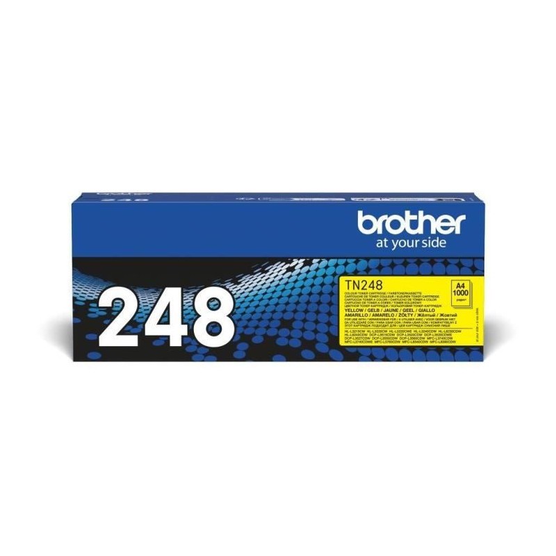 Toner jaune TN248Y Brother pour imprimante laser standard de 1000 pages