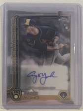 Topps 2025 Chrome Update Craig Yoho RC Auto Autographs #AC-CY Brewers