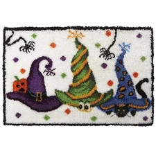Latch Hook Kits, Latch Hook Rug Kit for Adults Kids Halloween Hat Latch Hook ...