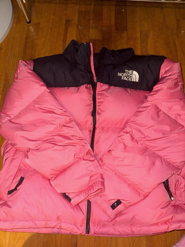 The North Face Puffer Jacket Womens 3XL 1996 Retro Nuptse 700 Down Coat Pink