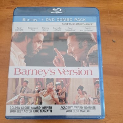 Barney s  Version Blu-ray + DVD Combo NEW Dustin Hoffman Paul Giamatti