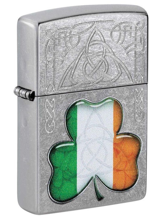 Ireland Flag and Symbols - Street Chrome  ZIPPO LIGHTER