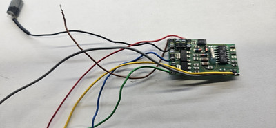 Märklin 6603 DELTA Digitaldecoder, geprüft, Chip 701.13, mit Lötpads.