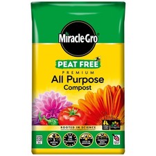 All Purpose Compost 50L Peat Free Premium Garden Soil Pots Beds Plants 0.32 per litre