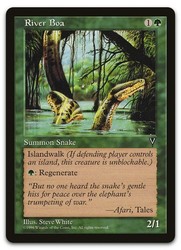 River Boa - Visions #118 Common MTG