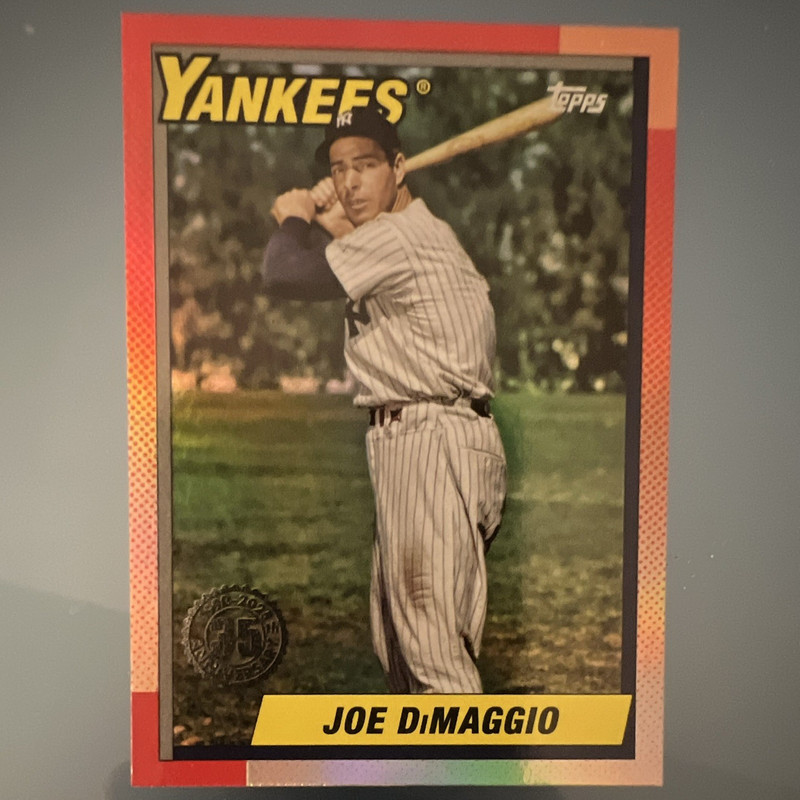 Topps Update Series Joe DiMaggio New York Yankees 1990 Topps Insert #U90-39