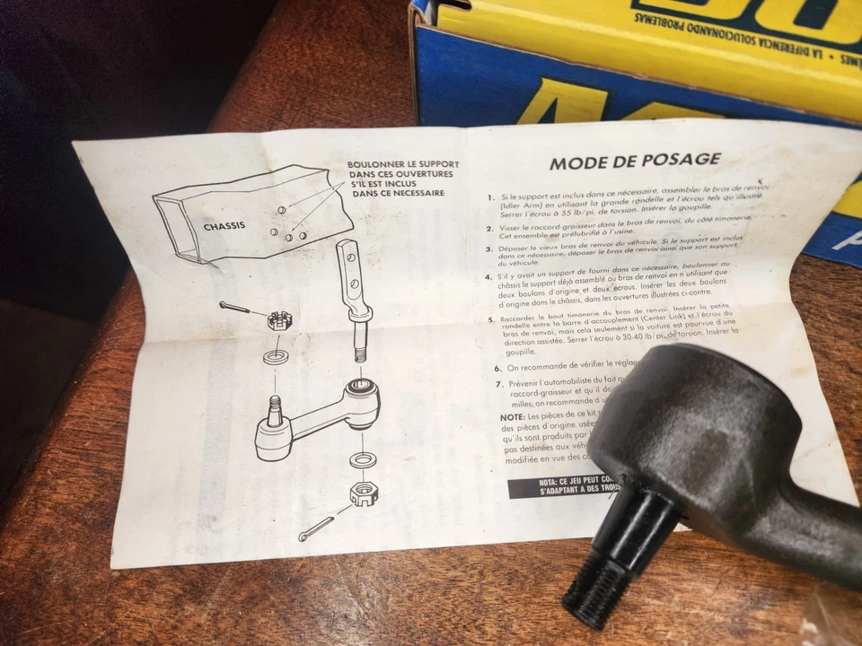 NOS MOOG K8106 Idler Arm 1964-1966 Falcon Ford Mustang Mercury Comet Ranchero - Image 4 of 4