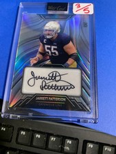 2023 WILD CARD WILD CHROME JARRETT PATTERSON AUTOGRAPH ROOKIE 3/5 SEALED