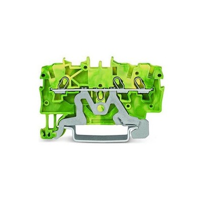 5pcs   2000-1307  3-Conductor Ground Terminal   1mm² Green-Yellow   KdNew #yr