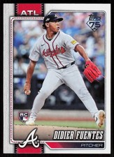 2026 Topps Series 1 Celebration Didier Fuentes #243 Atlanta Braves