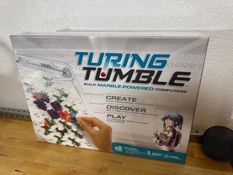 TURING TUMBLE Build Marble-Powered Computers Coding Game Anime Game NEW SEALED - Image 2 of 4
